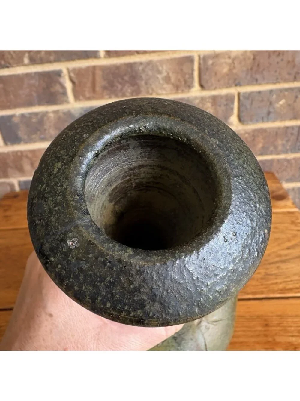 Unmarked | Accents | Raku Pottery Iridescent Vase 3 Inches Tall ...